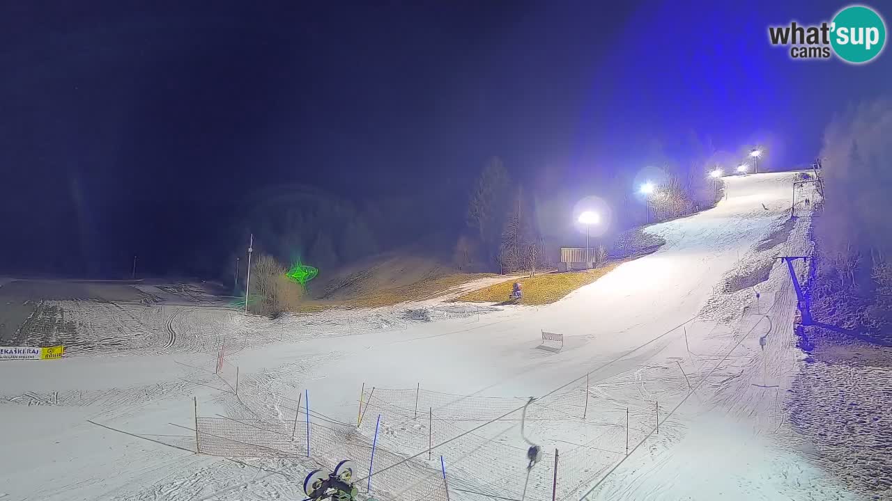 Web kamera Smučišče Senožeta – Skijalište u Srednjoj Vasi kod Bohinja