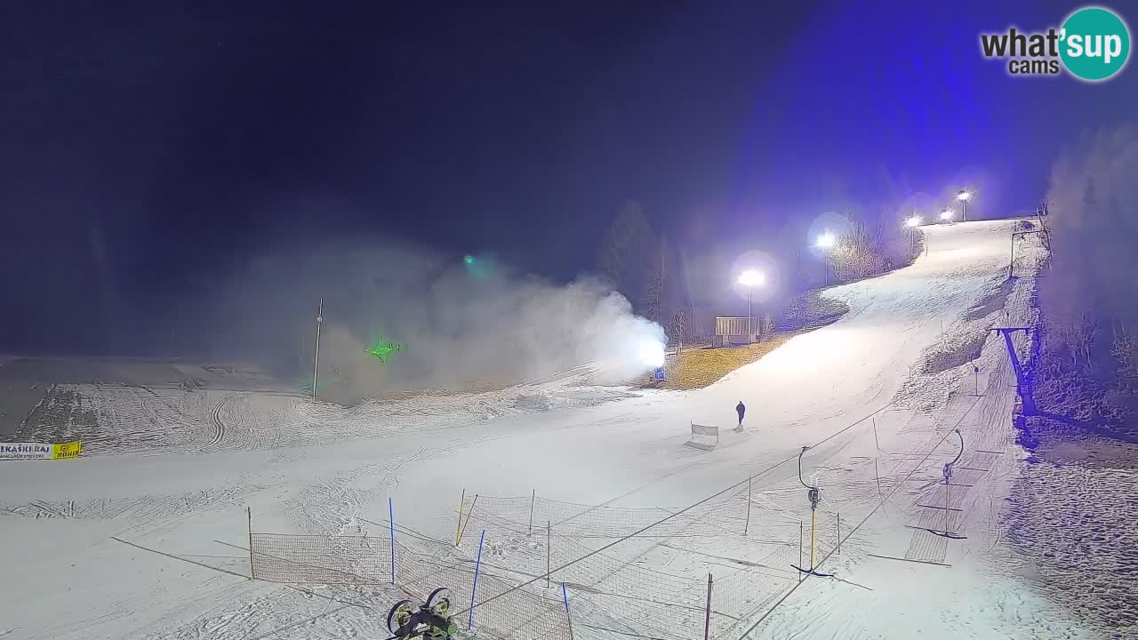 Webcam Smučišče Senožeta – Station de ski à Srednja Vas près de Bohinj