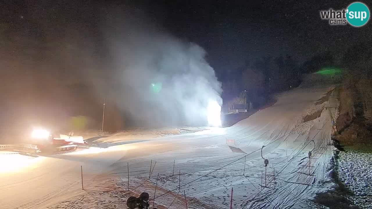 Webcam Smučišče Senožeta – Station de ski à Srednja Vas près de Bohinj