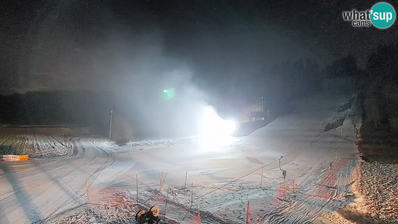 Webcam Smučišče Senožeta – Ski Resort Live View near Bohinj