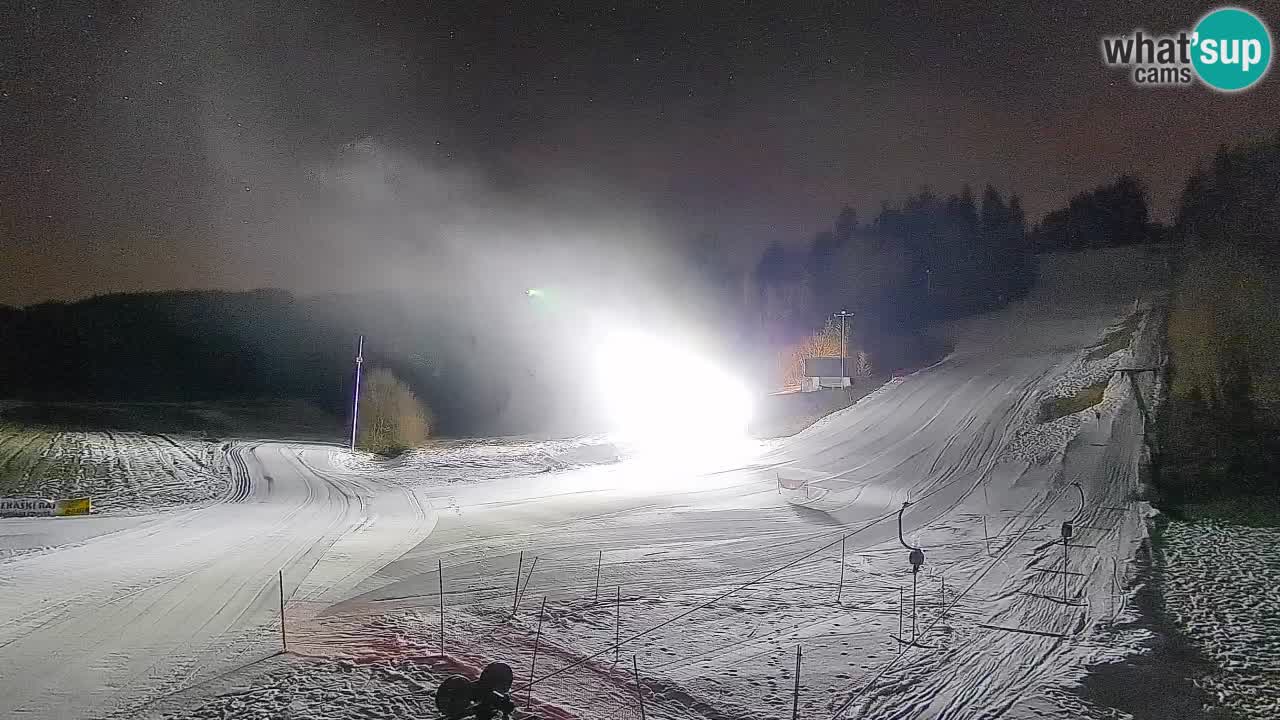 Webcam Smučišče Senožeta – Ski Resort Live View near Bohinj