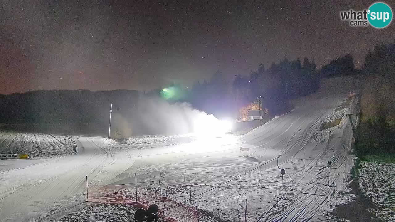 Webcam Smučišče Senožeta – Ski Resort Live View near Bohinj