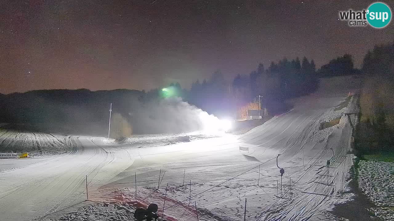 Webcam Smučišče Senožeta – Station de ski à Srednja Vas près de Bohinj