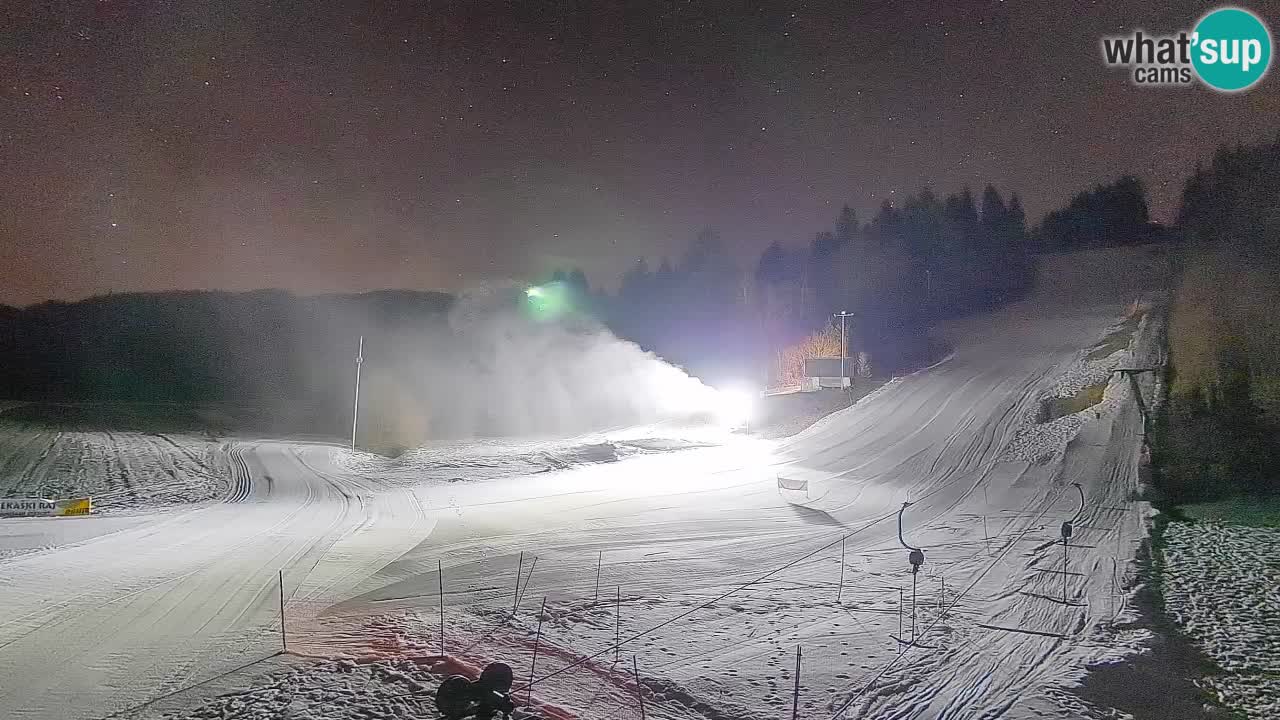Cámara web Smučišče Senožeta – Estación de esquí en Srednja Vas cerca de Bohinj
