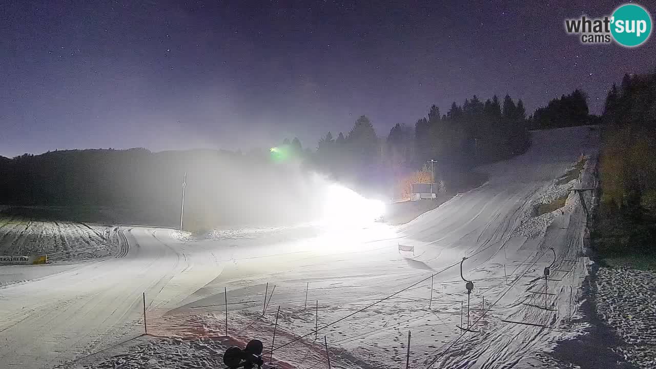 Web kamera Smučišče Senožeta – Skijalište u Srednjoj Vasi kod Bohinja