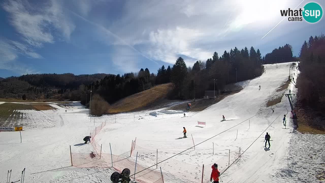 Web kamera Smučišče Senožeta – Skijalište u Srednjoj Vasi kod Bohinja