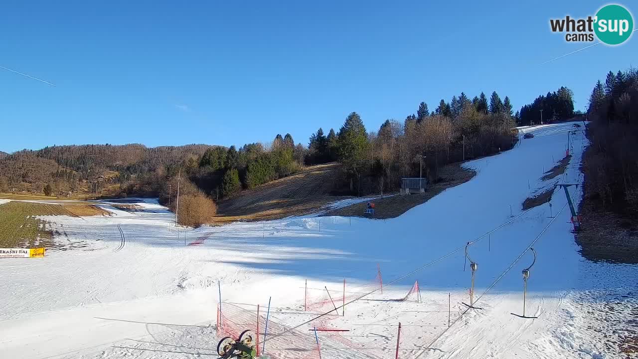 Web kamera Smučišče Senožeta – Skijalište u Srednjoj Vasi kod Bohinja
