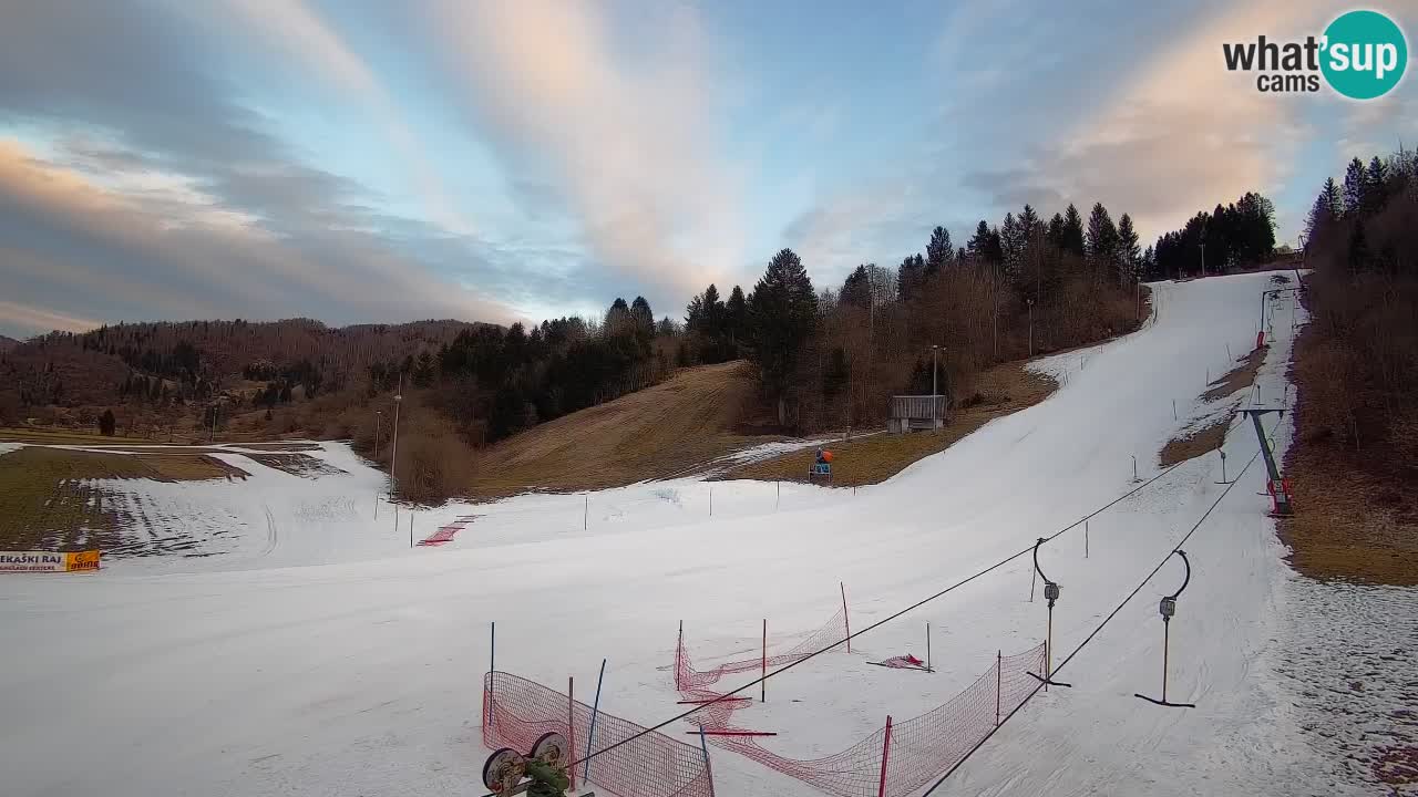 Webcam Smučišče Senožeta – Ski Resort Live View near Bohinj