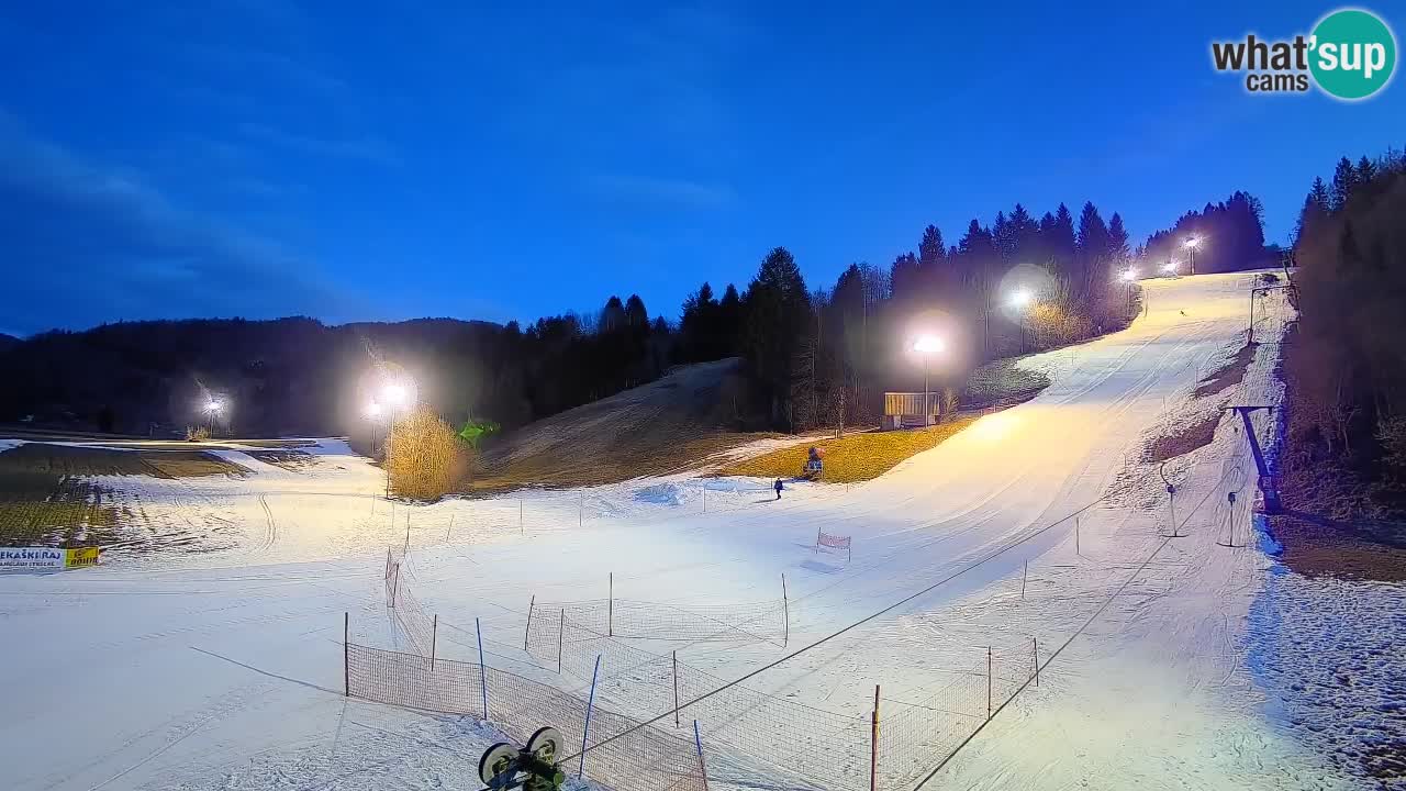 Webcam Smučišče Senožeta – Ski Resort Live View near Bohinj