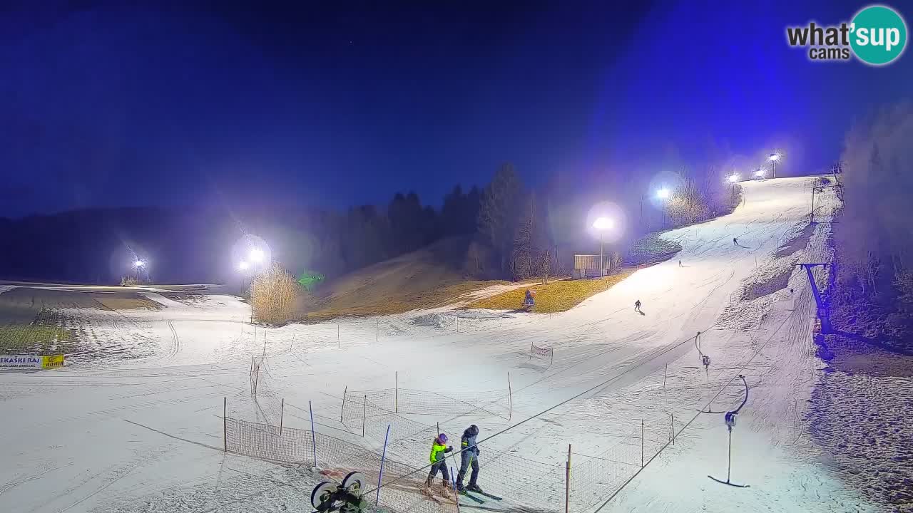 Webcam Smučišče Senožeta – Stazione sciistica a Srednja Vas vicino Bohinj