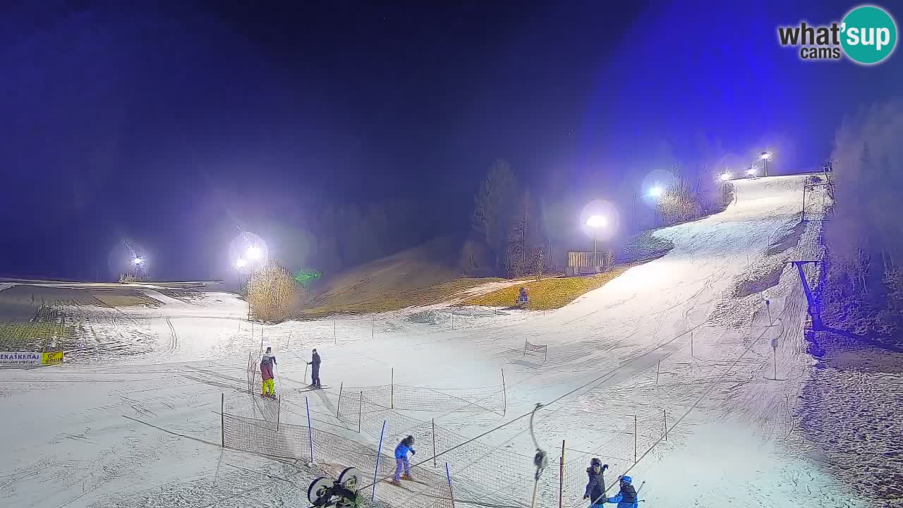 Webcam Smučišče Senožeta – Ski Resort Live View near Bohinj