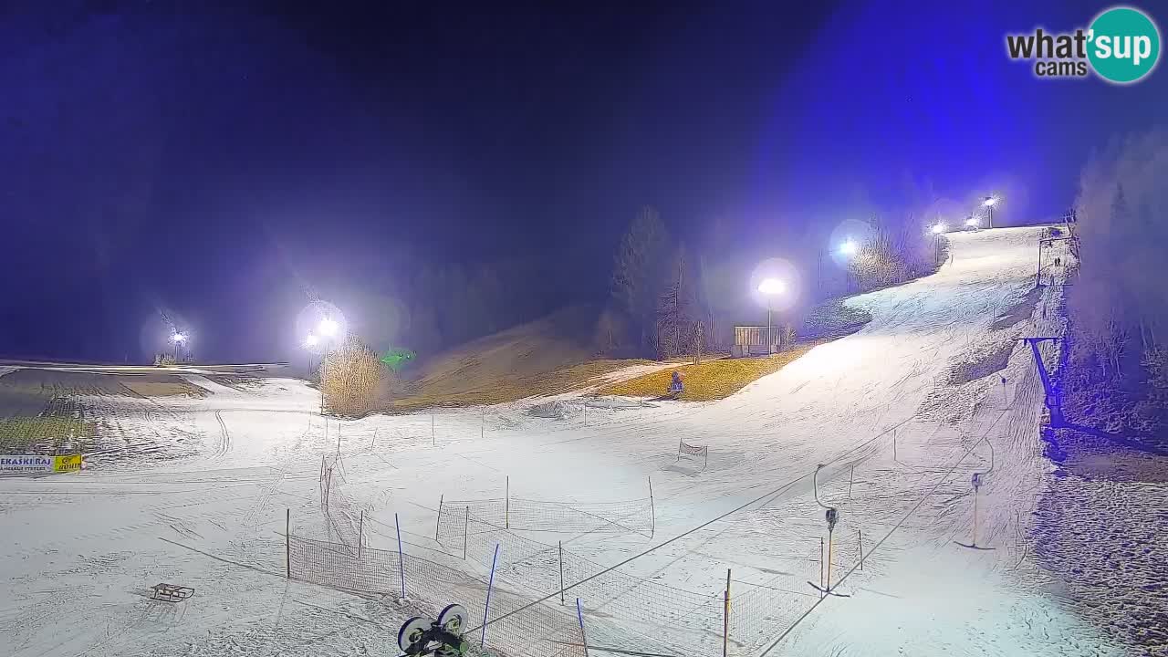 Webcam Smučišče Senožeta – Ski Resort Live View near Bohinj