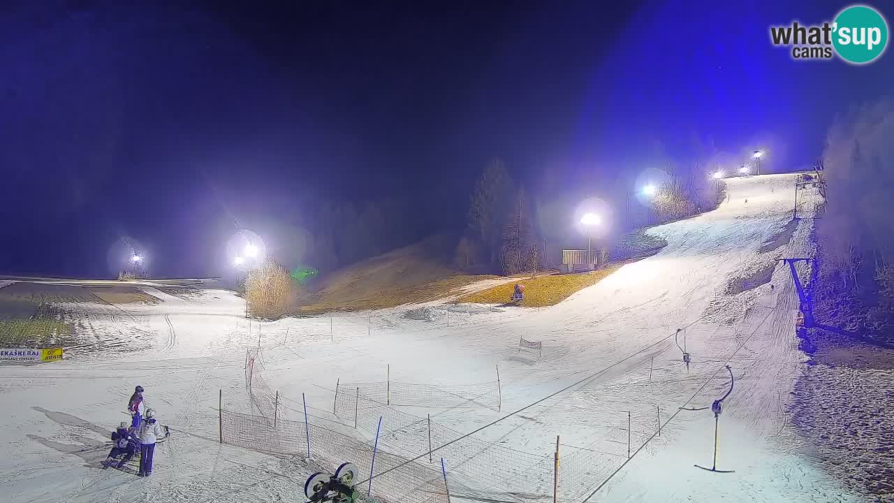 Webcam Smučišče Senožeta – Stazione sciistica a Srednja Vas vicino Bohinj