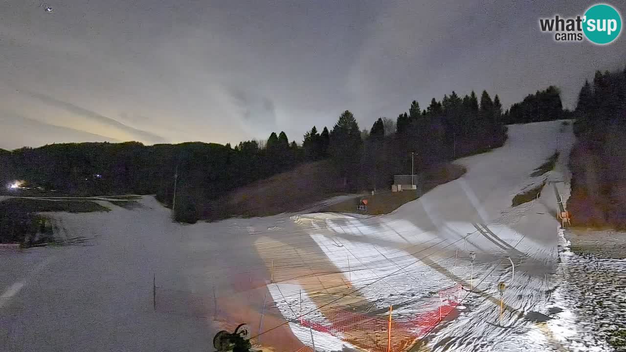 Webcam Smučišče Senožeta – Station de ski à Srednja Vas près de Bohinj