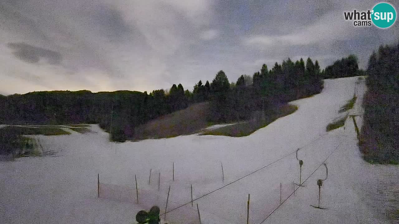 Webcam Smučišče Senožeta – Station de ski à Srednja Vas près de Bohinj