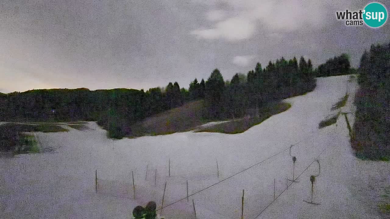 Cámara web Smučišče Senožeta – Estación de esquí en Srednja Vas cerca de Bohinj