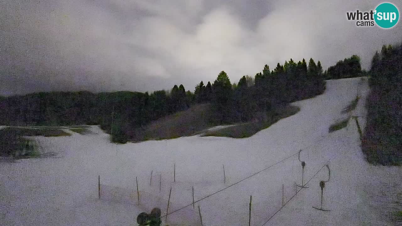 Cámara web Smučišče Senožeta – Estación de esquí en Srednja Vas cerca de Bohinj