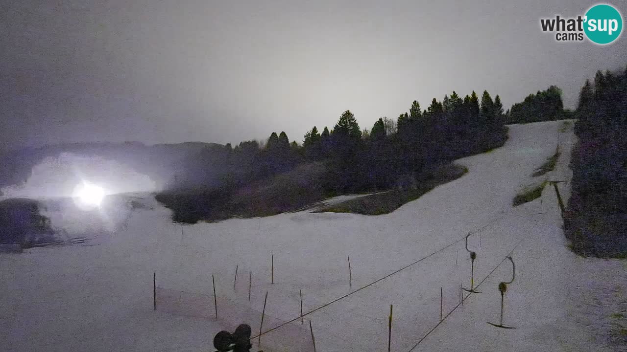 Webcam Smučišče Senožeta – Station de ski à Srednja Vas près de Bohinj