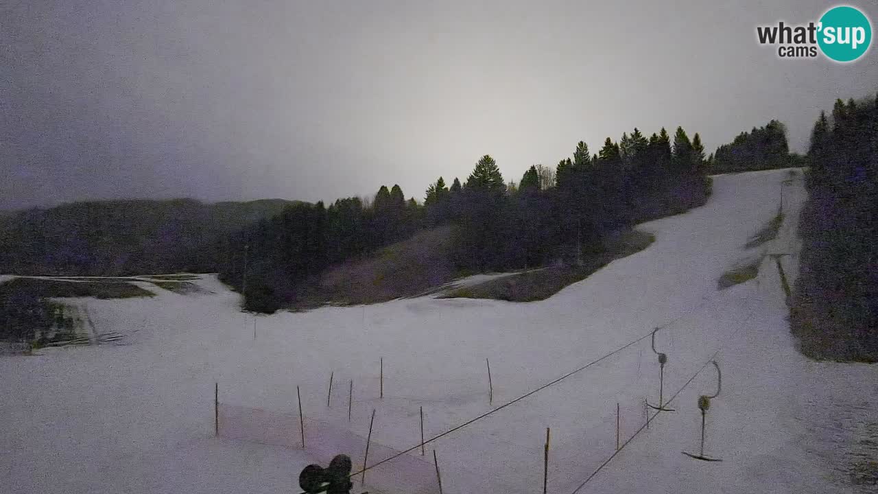 Webcam Smučišče Senožeta – Station de ski à Srednja Vas près de Bohinj