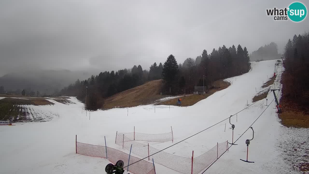 Web kamera Smučišče Senožeta – Skijalište u Srednjoj Vasi kod Bohinja