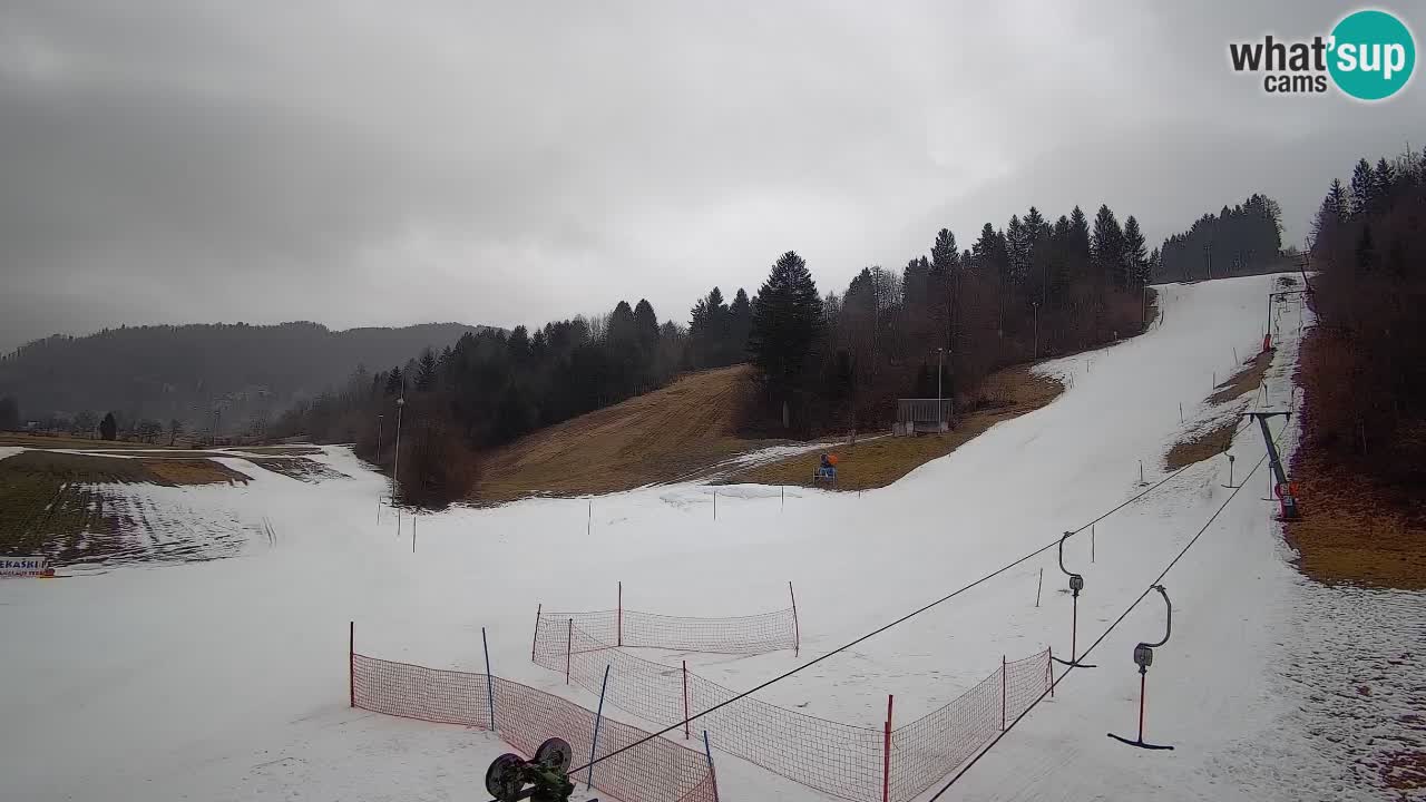 Web kamera Smučišče Senožeta – Skijalište u Srednjoj Vasi kod Bohinja