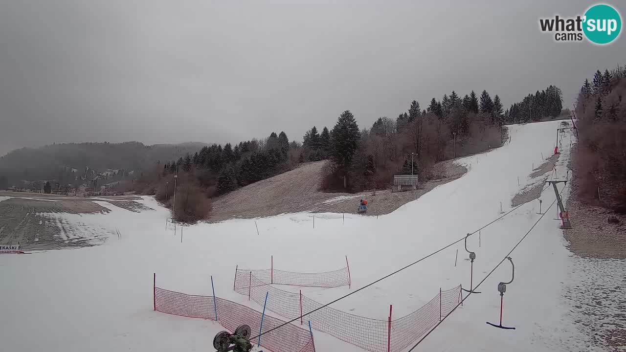 Webcam Smučišče Senožeta – Ski Resort Live View near Bohinj