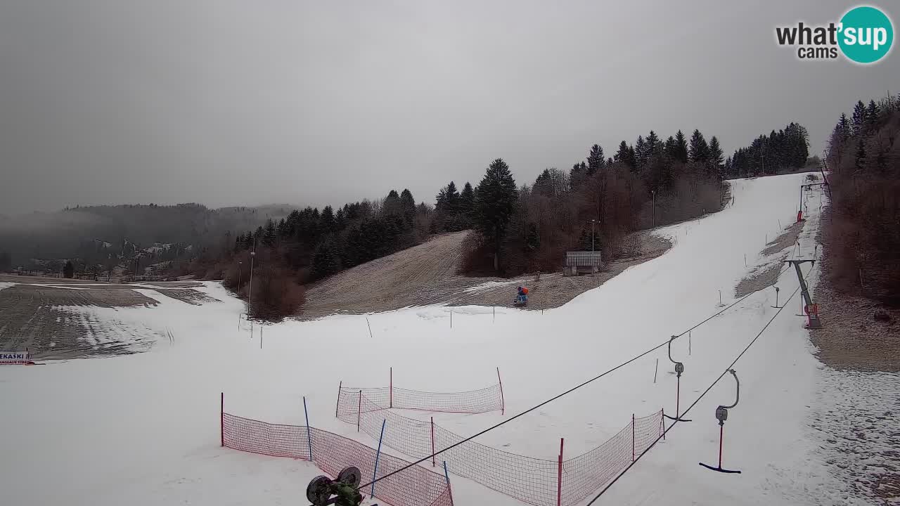 Web kamera Smučišče Senožeta – Skijalište u Srednjoj Vasi kod Bohinja