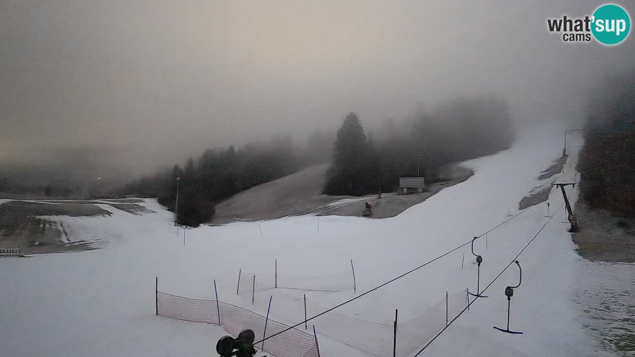 Cámara web Smučišče Senožeta – Estación de esquí en Srednja Vas cerca de Bohinj