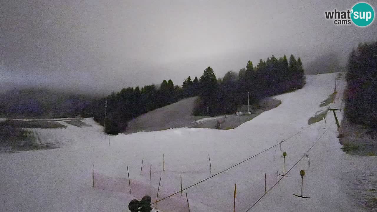 Webcam Smučišče Senožeta – Station de ski à Srednja Vas près de Bohinj