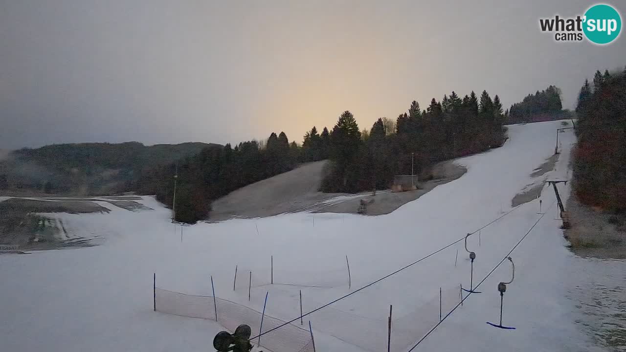 Webcam Smučišče Senožeta – Ski Resort Live View near Bohinj