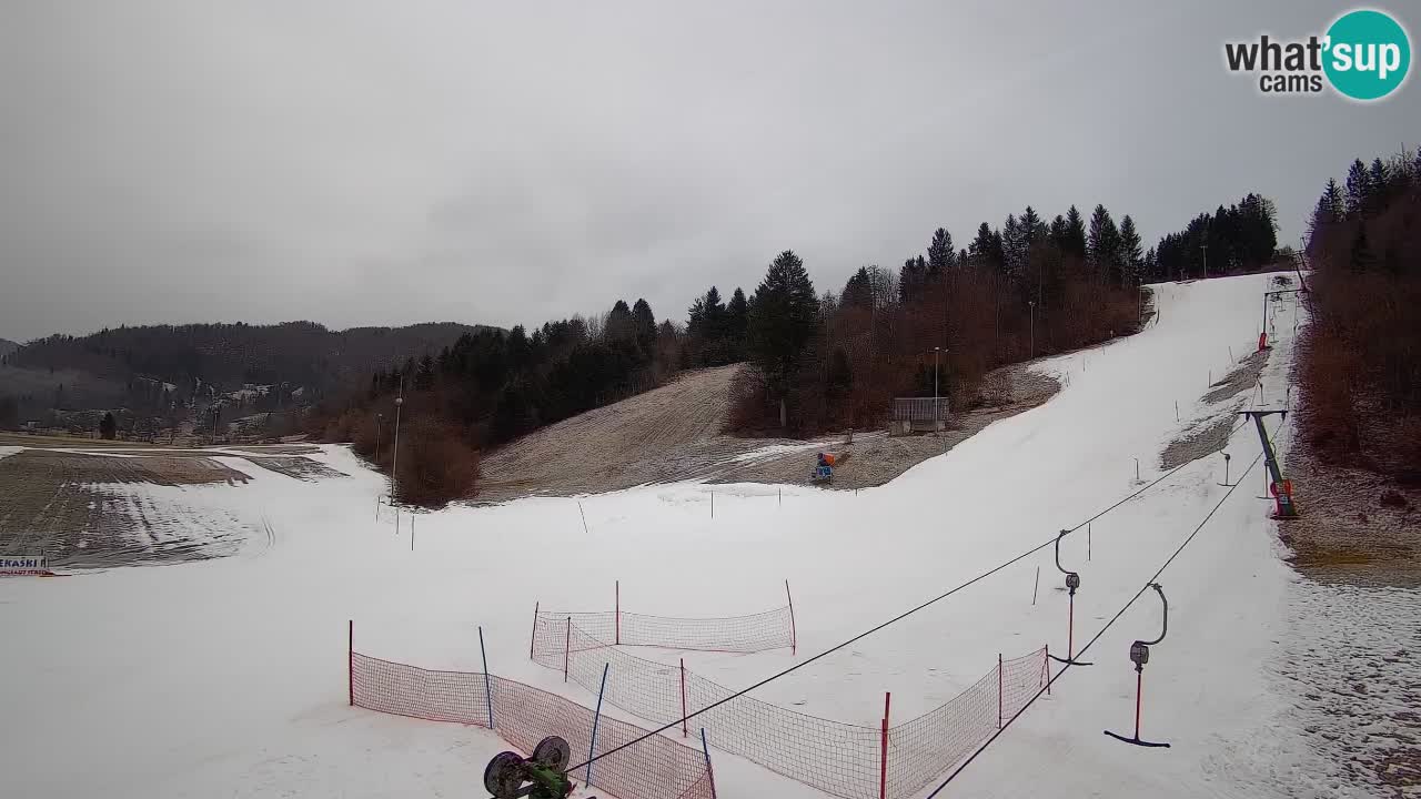Webcam Smučišče Senožeta – Ski Resort Live View near Bohinj