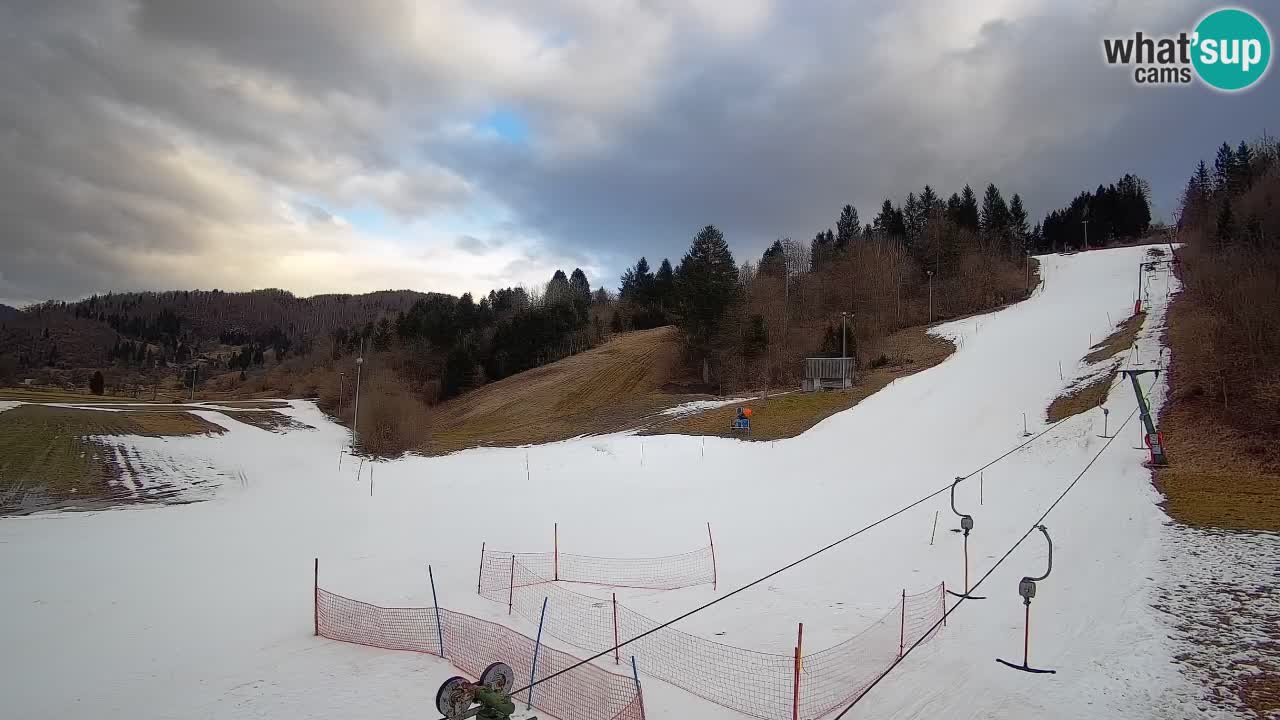 Cámara web Smučišče Senožeta – Estación de esquí en Srednja Vas cerca de Bohinj