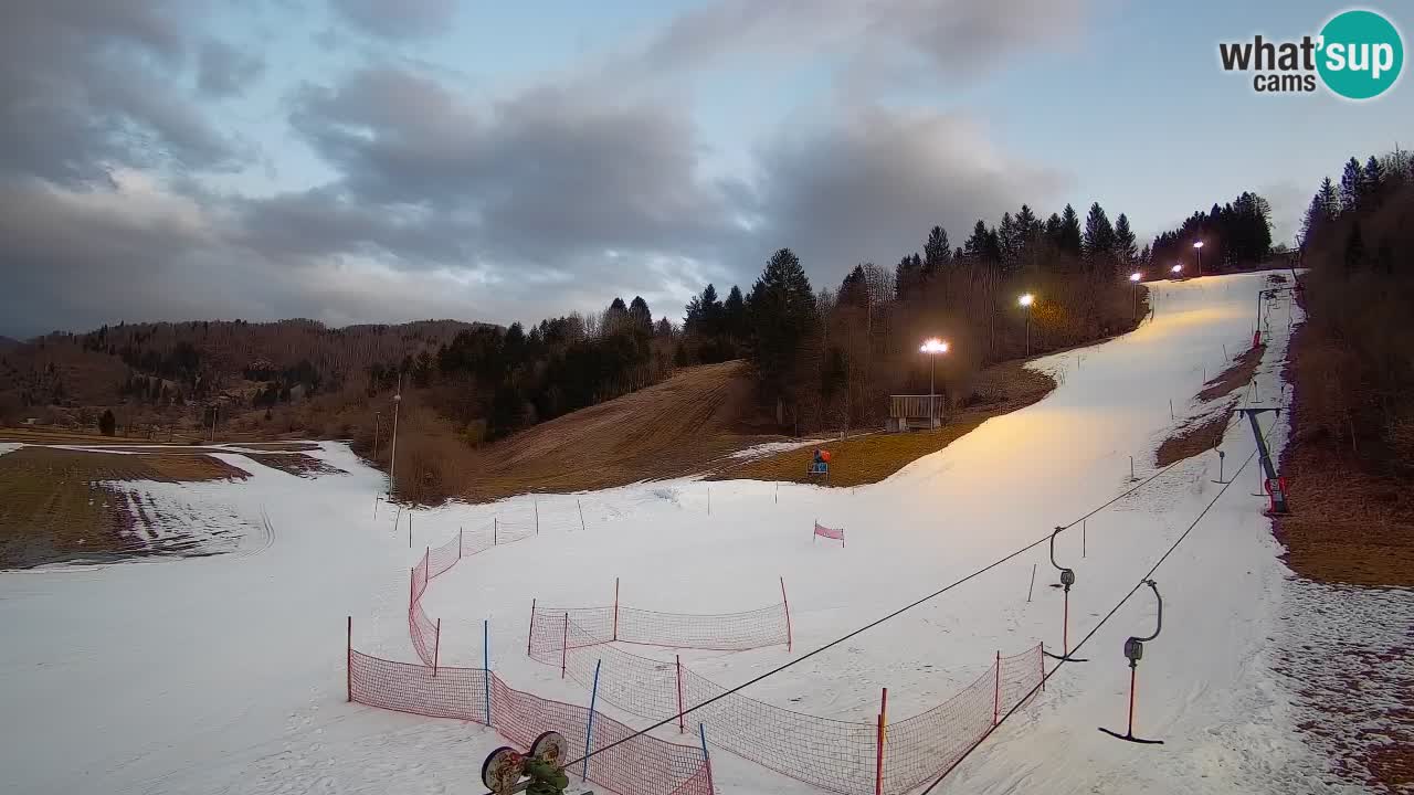 Cámara web Smučišče Senožeta – Estación de esquí en Srednja Vas cerca de Bohinj