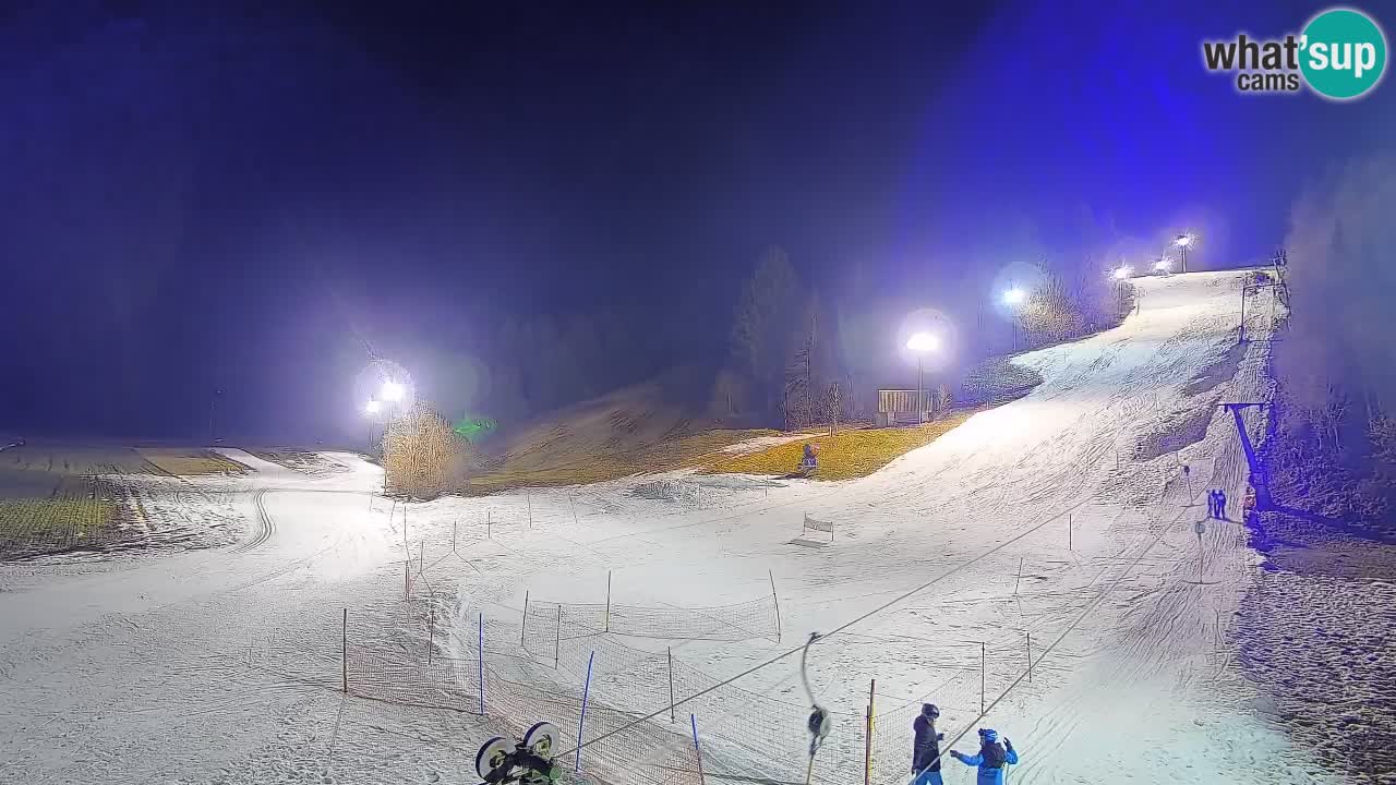 Webcam Smučišče Senožeta – Stazione sciistica a Srednja Vas vicino Bohinj