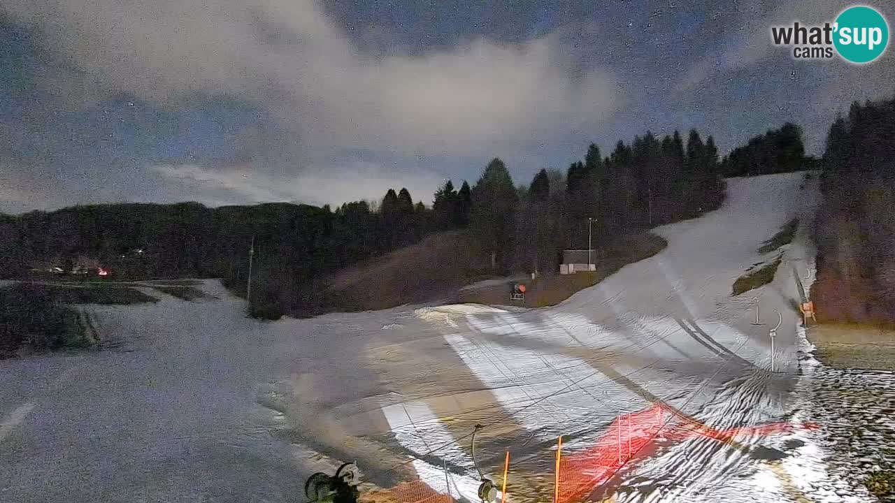 Cámara web Smučišče Senožeta – Estación de esquí en Srednja Vas cerca de Bohinj