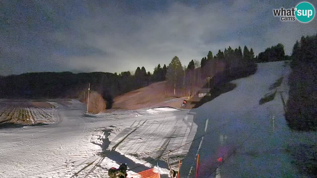 Webcam Smučišče Senožeta – Ski Resort Live View near Bohinj