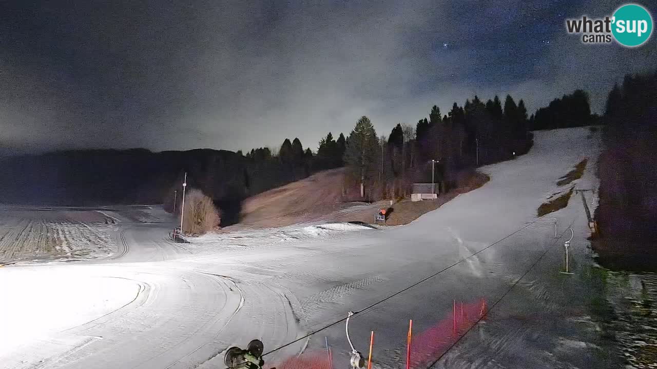 Webcam Smučišče Senožeta – Ski Resort Live View near Bohinj