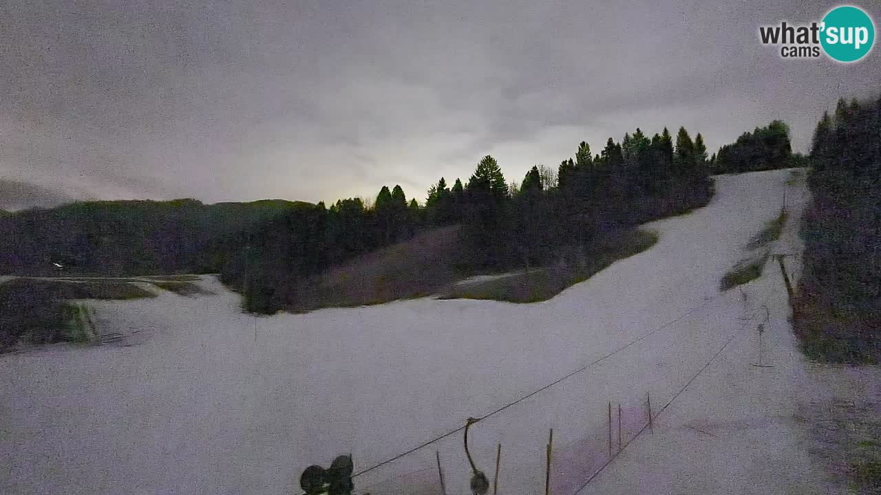 Webcam Smučišče Senožeta – Station de ski à Srednja Vas près de Bohinj