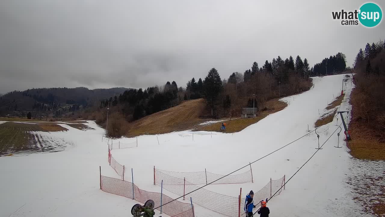 Cámara web Smučišče Senožeta – Estación de esquí en Srednja Vas cerca de Bohinj