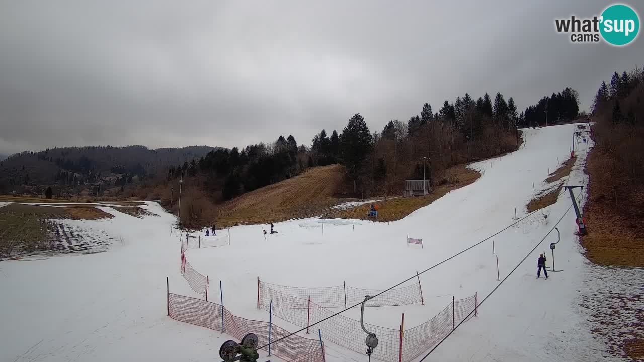 Webcam Smučišče Senožeta – Stazione sciistica a Srednja Vas vicino Bohinj