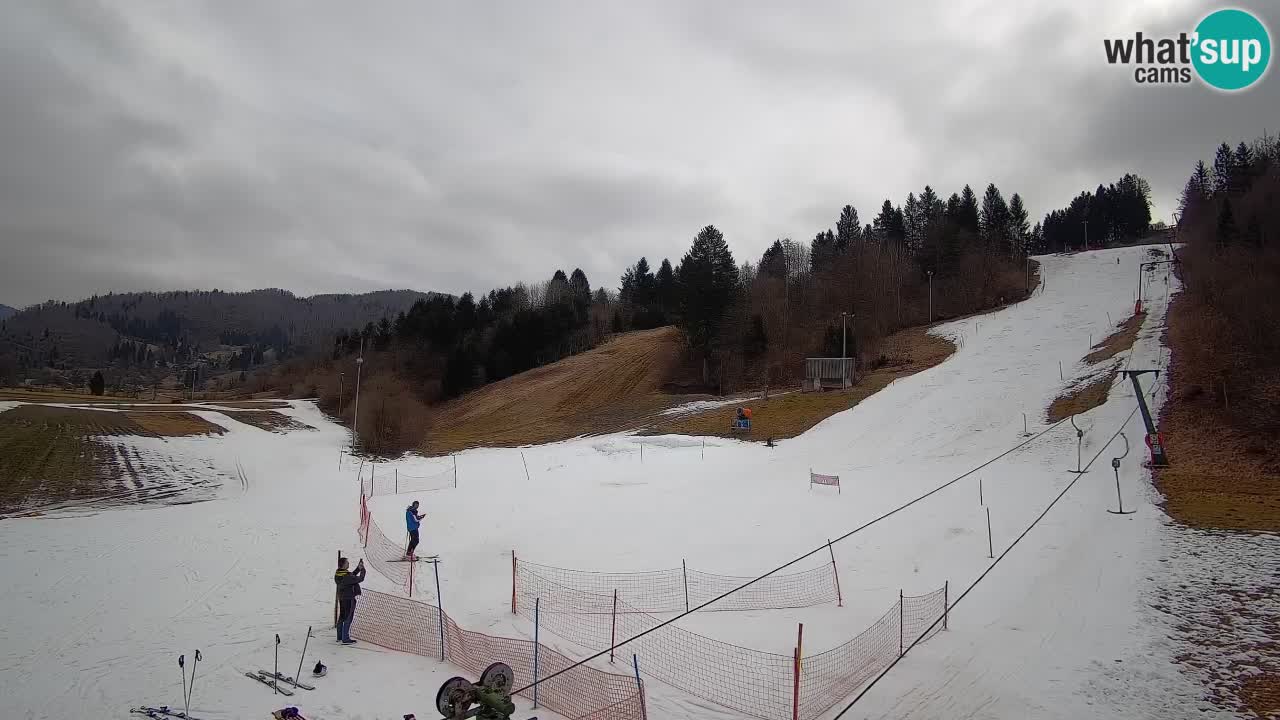 Web kamera Smučišče Senožeta – Skijalište u Srednjoj Vasi kod Bohinja