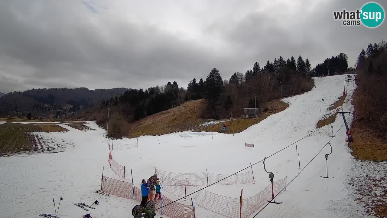 Cámara web Smučišče Senožeta – Estación de esquí en Srednja Vas cerca de Bohinj