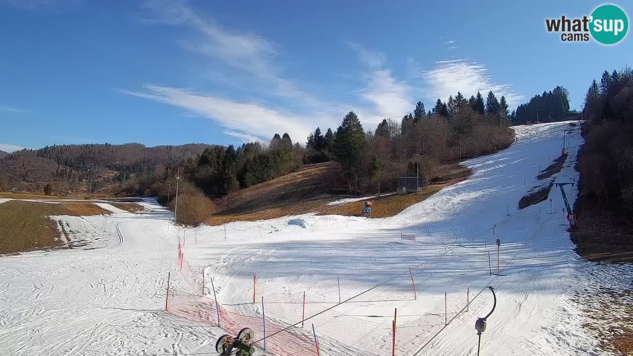 Webcam Smučišče Senožeta – Ski Resort Live View near Bohinj