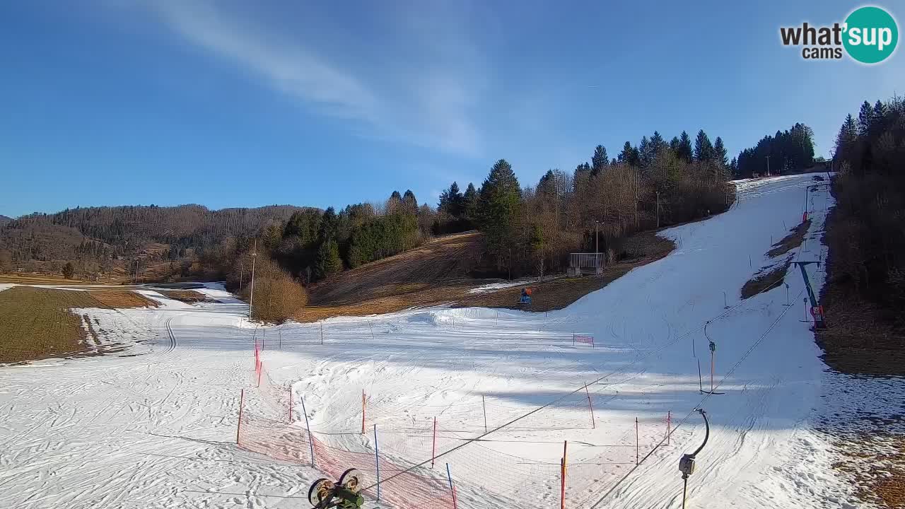 Webcam Smučišče Senožeta – Stazione sciistica a Srednja Vas vicino Bohinj