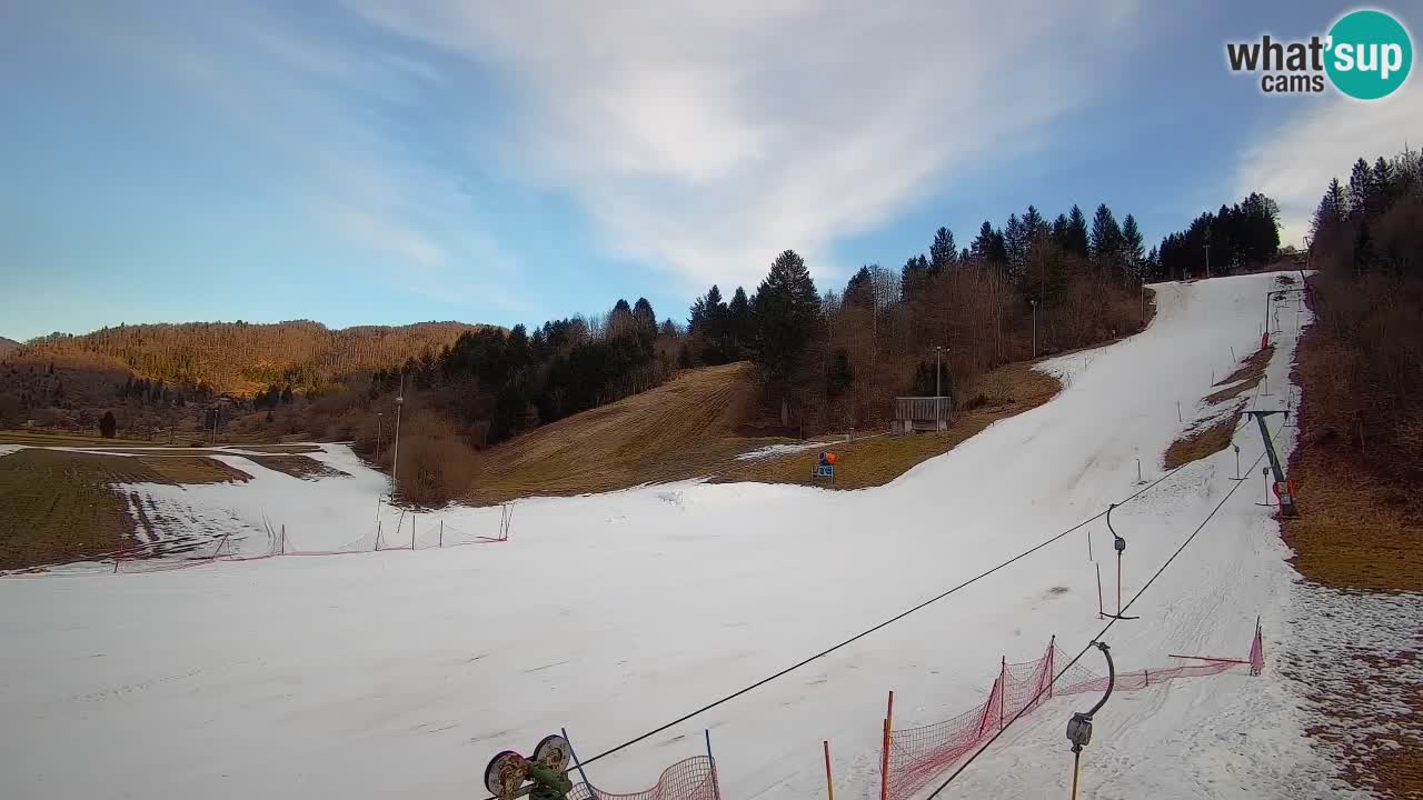 Webcam Smučišče Senožeta – Stazione sciistica a Srednja Vas vicino Bohinj