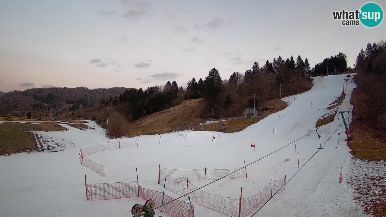 Webcam Smučišče Senožeta – Station de ski à Srednja Vas près de Bohinj