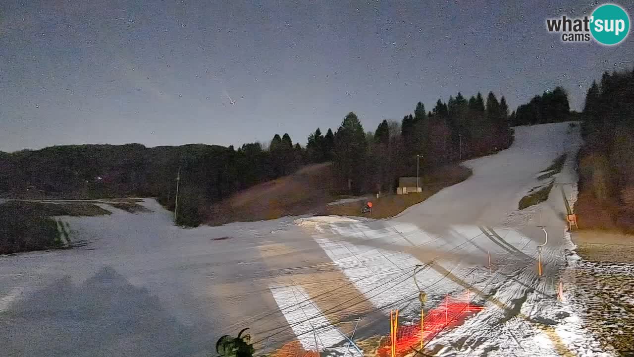 Webcam Smučišče Senožeta – Ski Resort Live View near Bohinj