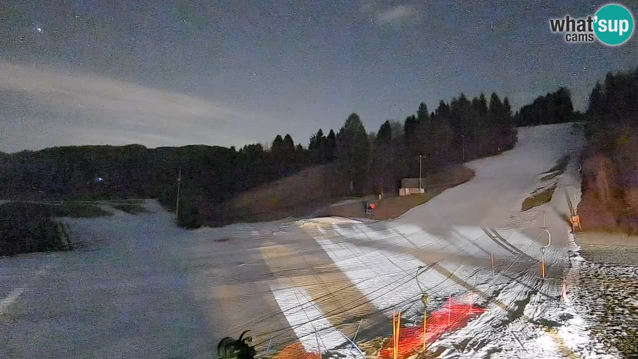 Spletna kamera Smučišče Senožeta – smučarsko središče v Srednji vasi pri Bohinju
