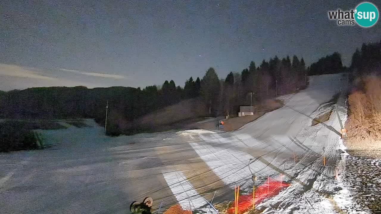 Webcam Smučišče Senožeta – Station de ski à Srednja Vas près de Bohinj