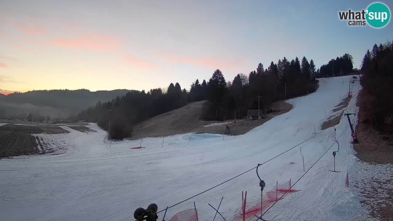 Webcam Smučišče Senožeta – Stazione sciistica a Srednja Vas vicino Bohinj